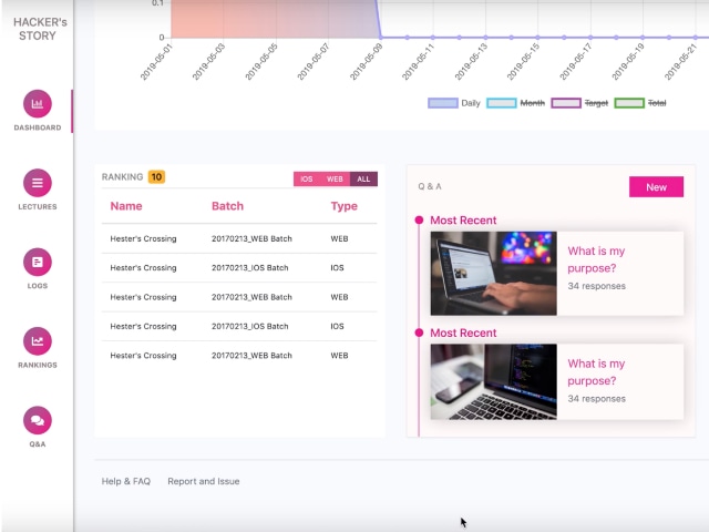 独自開発したLMSで学習をサポート
